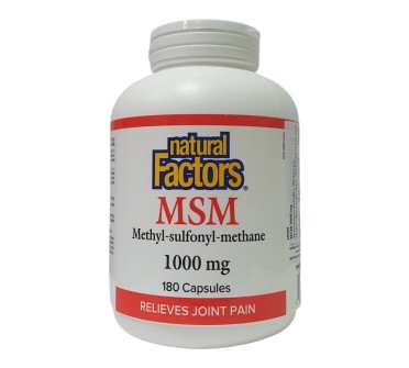 МСМ (метилсулфонилметан) 1000мг х 180капс. Natural Factors